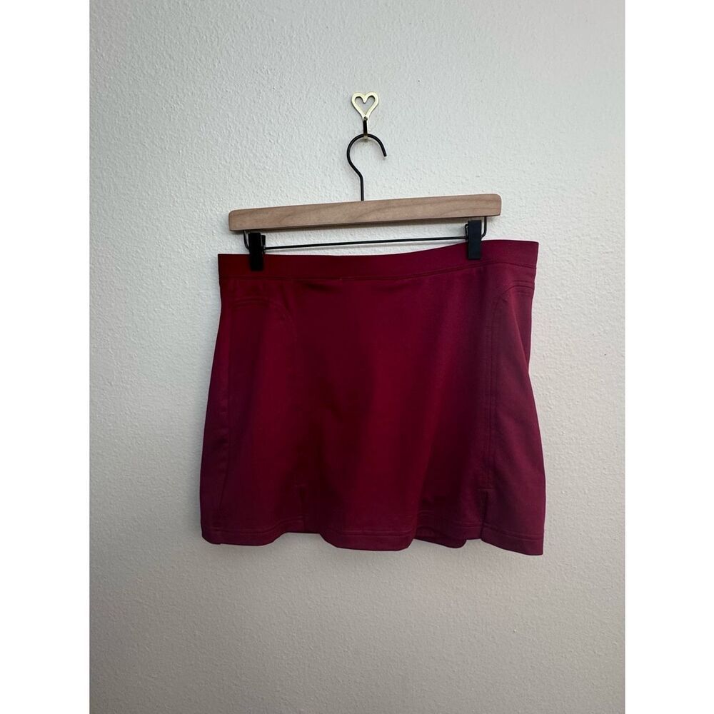 EUC - Adidas ClimaCool Maroon Golf/Tennis Skort - Size 12